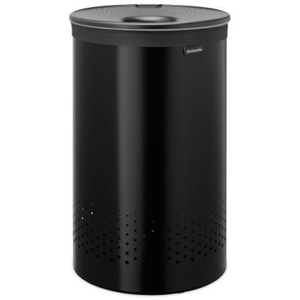 Кош за пране, 60 л, матовочерен, стомана, Brabantia