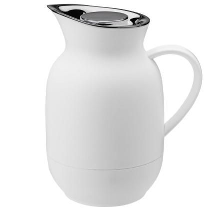 Вакуумна кана AMPHORA, 1 л, 24 см, бял, пластмаса, Stelton