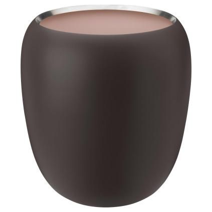 Ваза ORA, 22 см, тъмна пудра, неръждаема стомана, Stelton
