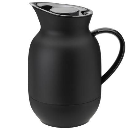 Вакуумна кана AMPHORA, 1 л, 24 см, черен, пластмаса, Stelton