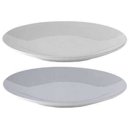 Чиния за вечеря EMMA, 22 см, комплект от 2 бр., син, каменинови изделия, Stelton
