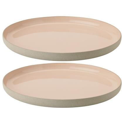 Чиния за вечеря EMMA, 24 см, комплект от 2 бр., роза, каменинови изделия, Stelton