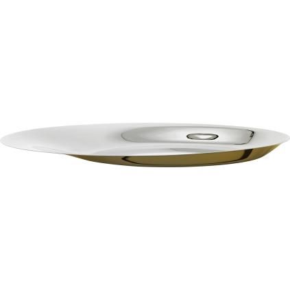 Декоративен поднос NORMAN FOSTER, 46 см, сребро/злато, неръждаема стомана, Stelton