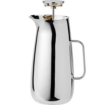 Френска преса за кафе NORMAN FOSTER, 1 л, сребро, неръждаема стомана, Stelton