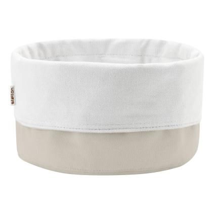 Кошница за хляб 23 см, пясъчен/бял, памук, Stelton