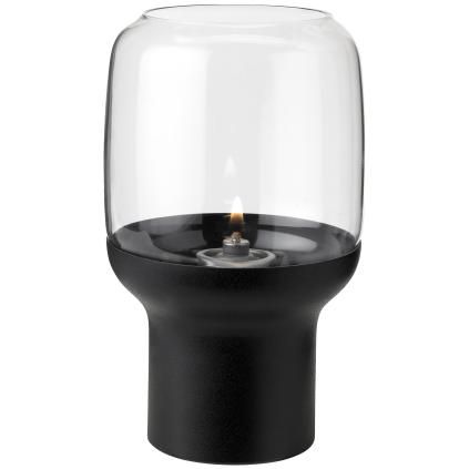 Маслена лампа HOOP, 17 см, черен, неръждаема стомана, Stelton
