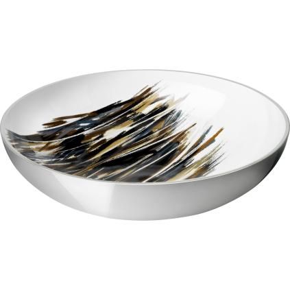 Купа за сервиране STOCKHOLM LIGNUM, 40 см, сребро, алуминий, Stelton