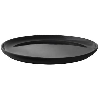 Чиния за вечеря THEO, 22 см, черен, каменинови изделия, Stelton