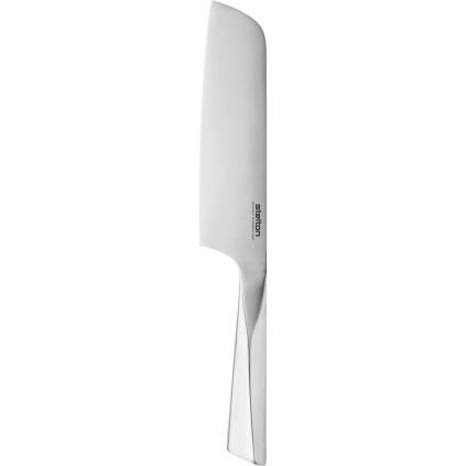 Нож Сантоку TRIGONO, 18 см, сребро, неръждаема стомана, Stelton
