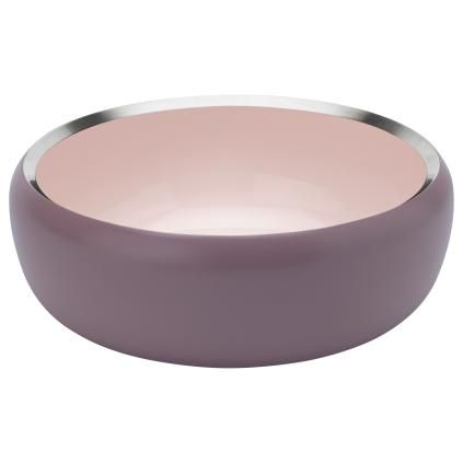 Купа за плодове ORA, 22 см, прашнорозов, неръждаема стомана, Stelton