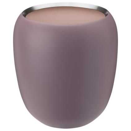 Ваза ORA, 18 см, прашнорозов, неръждаема стомана, Stelton