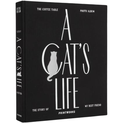 Албум за снимки A CAT´S LIFE, черен, Printworks
