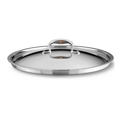 Капак за тенджера CON CUORE 18 см, сребро, мед, Ruffoni