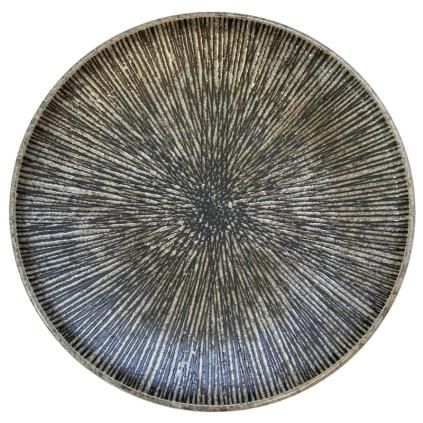 Чиния за вечеря KIZAMI 25,5 см, сив, керамика, MIJ