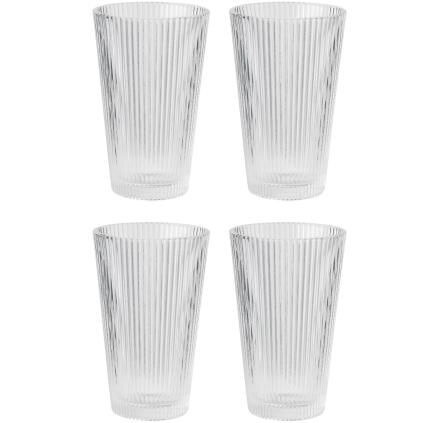 Чаша за дълги напитки PILASTRO 350 мл, комплект от 4 бр., прозрачен, Stelton
