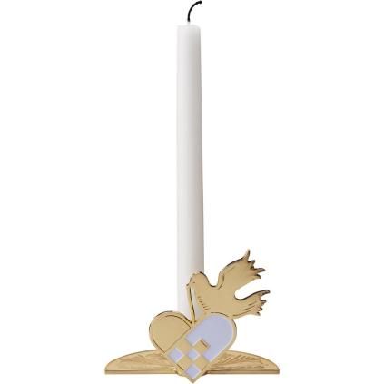 Свещник за вечеря WHILE WAITING 10501, 6 см, месинг, неръждаема стомана, Stelton