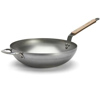 Уок MINERAL B BOIS 32 см, сребро, стомана, de Buyer