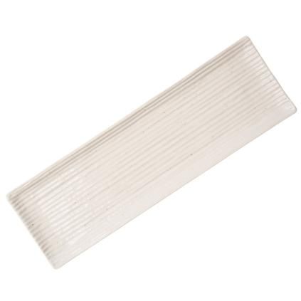 Чиния за сервиране CONTOUR 33 x 10,5 см, бял, керамика, MIJ