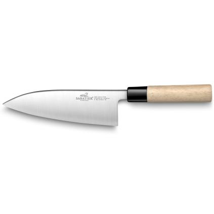 Японски нож DEBA 18,5 см, кафяв, Lion Sabatier