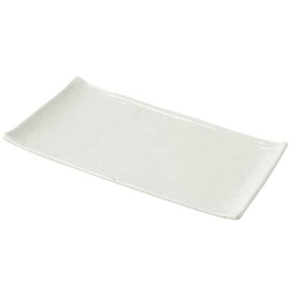Чиния за сервиране CONTOUR 24 х 15 см, бял, керамика, MIJ