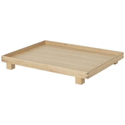 Поднос за сервиране BON 47 x 36 см, естествен, дърво, твърд LIVING