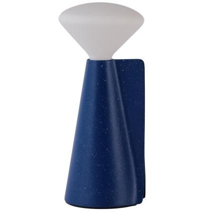 Преносима настолна лампа MANTLE 19 cm, син, неръждаема стомана, Tala