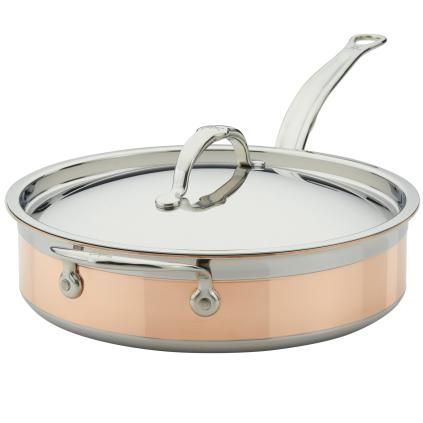Дълбок тиган соте COPPERBOND 26 см, 3,3 л, меден, Hestan
