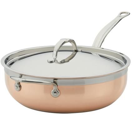 Дълбок тиган соте COPPERBOND 28 см, 4,7 л, меден, Hestan