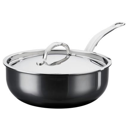 Дълбок тиган соте NANOBOND TITANIUM 24 см, 3,3 л, неръждаема стомана, Hestan