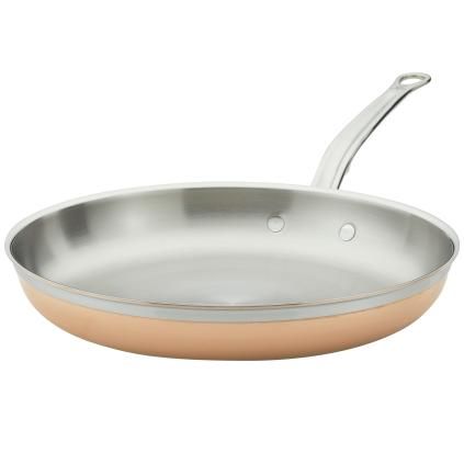 Универсален тиган COPPERBOND 32 см, меден, Hestan