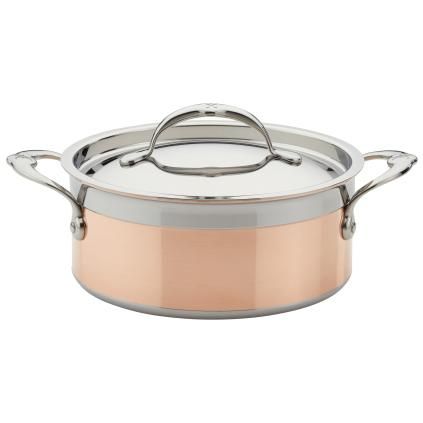 Тенджера за готвене COPPERBOND 20 см, 2,8 л, меден, Hestan
