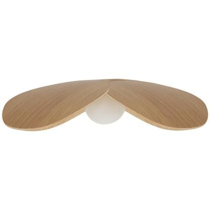 Абажур за лампа НЕ МЕ ЗАБРАВЯЙТЕ 28 cm, кафяв, дърво, Umage