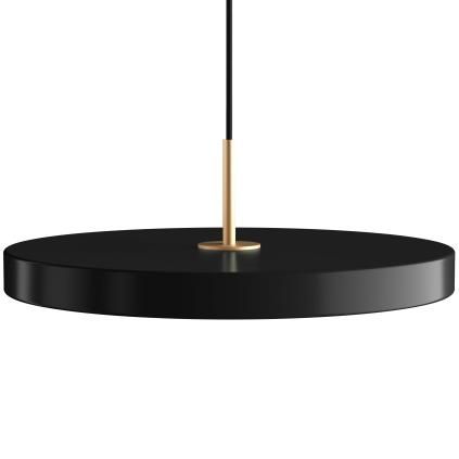 Висяща лампа ASTERIA PLUS 43 cm, черен / златен, алуминий, Umage