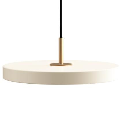 Висяща лампа ASTERIA 31 cm, бял / златен, алуминий, Umage