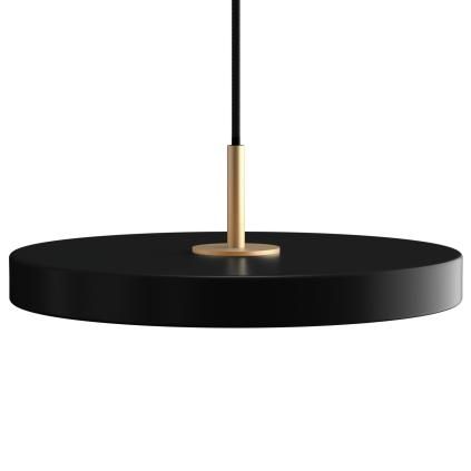 Висяща лампа ASTERIA PLUS 31 cm, черен / златен, алуминий, Umage
