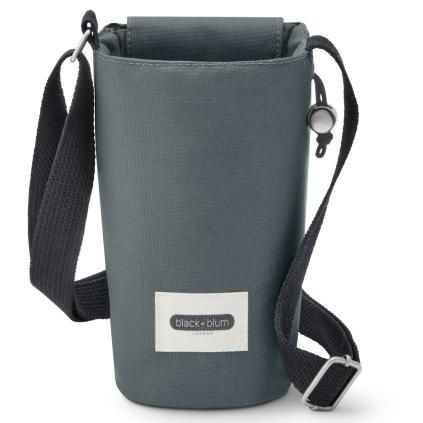 218420 termo taska na lahev 20 cm bridlicova black blum