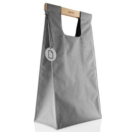 218558 taska na recyklovany odpad 28 l svetle seda eva solo