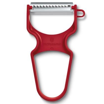 219683 skrabka na zeleninu rapid 11 cm ostri julienne cervena plast victorinox
