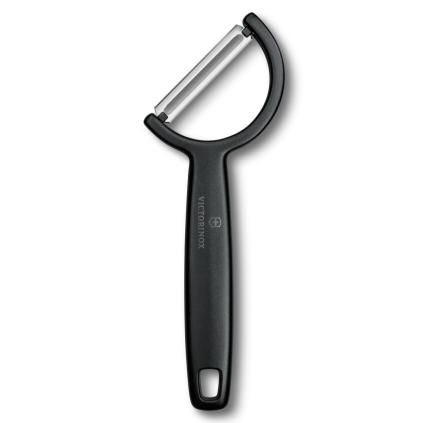 219734 skrabka na zeleninu rho 16 cm rovne ostri cerna plast victorinox