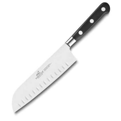 221231 santoku nuz ideal 18 cm nerezove nyty cerna lion sabatier