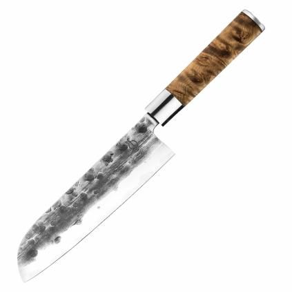 221492 santoku nuz vg10 18 cm hneda forged