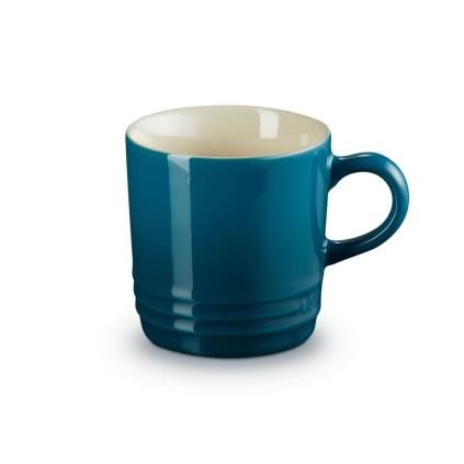 223293 hrnek na cappuccino 200 ml deep teal kamenina le creuset