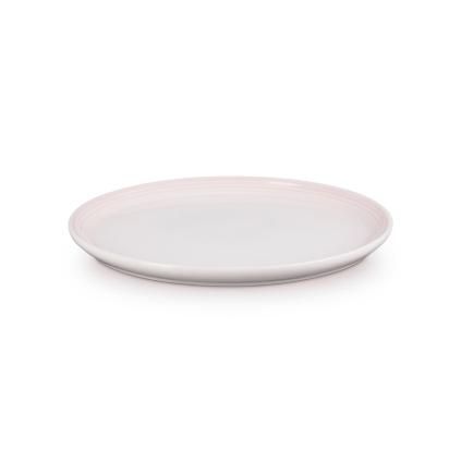 224235 prilohovy talir coupe 22 cm shell pink kamenina le creuset