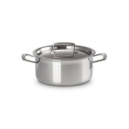 224160 kastrol classic 20 cm 3 l stribrna nerezova ocel le creuset