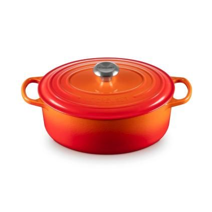 223266 kastrol signature 29 cm 4 7 l ovalny flame litina le creuset