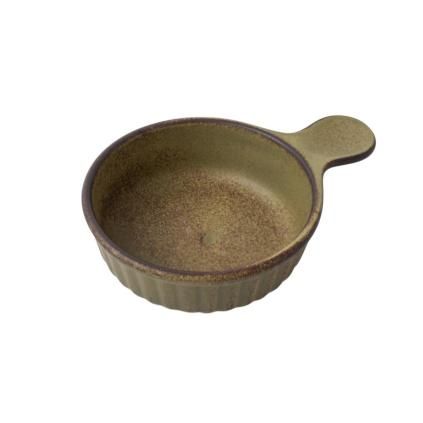 226500 mini servirovaci hrnec donabe 15 cm zelena keramika mij