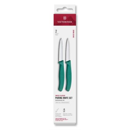 229380 sada nozu swiss classic 8 cm sada 2 ks zelena plast victorinox