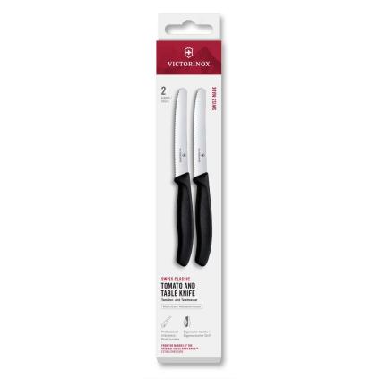 229392 sada nozu swiss classic 11 cm sada 2 ks vroubkovane cerna plast victorinox