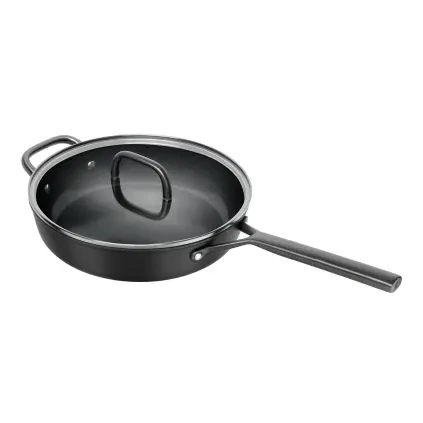 232606 hluboka panev milano 28 cm s poklici cerna keramika zwilling