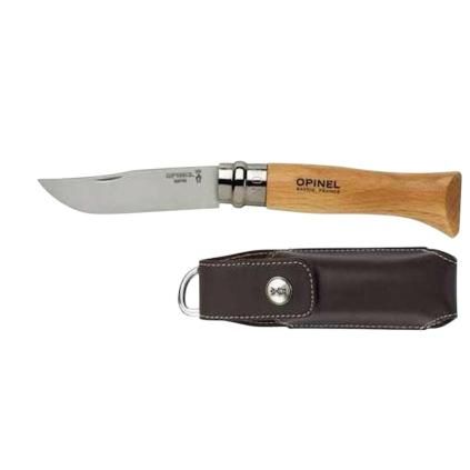 232042 kapesni nuz n 08 8 5 cm bukove drevo s pouzdrem opinel